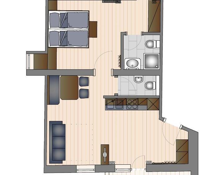 בית מלון כפרי Das Grünholz Apart