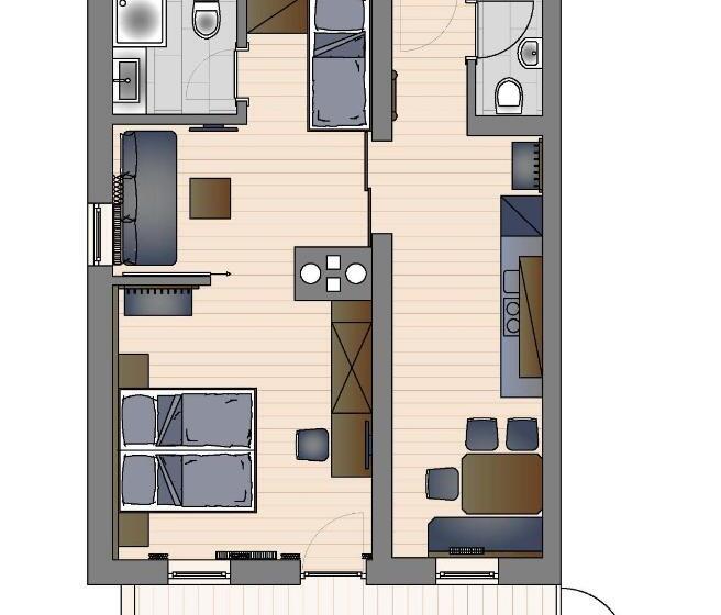 בית מלון כפרי Das Grünholz Apart