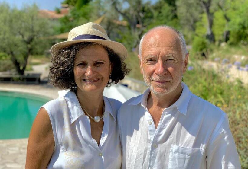 مبيت وإفطار Maison D'hôtes Bleu Azur