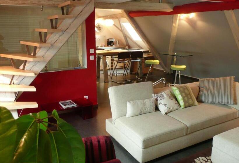 تختخواب و صبحانه Le Chat Rouge Chambres D'hôtes De Charme En Alsace