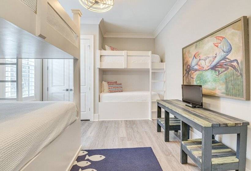 Stunning Santa Rosa Beach Home, 1/2 Mi To Ocean!