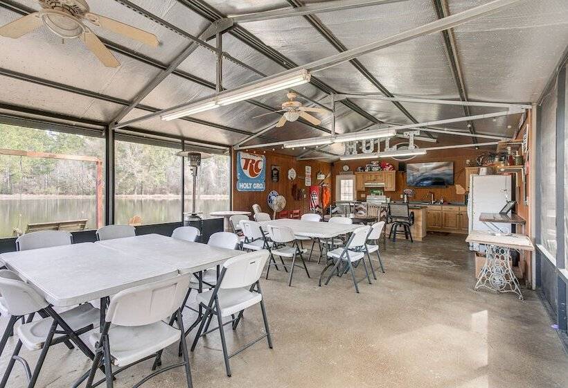 Georgia Lakefront Cabin W/ Fire Pit + Grills!