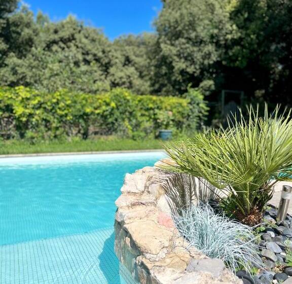 민박 Chambre D Hôtes Avec Piscine & Kitchenette