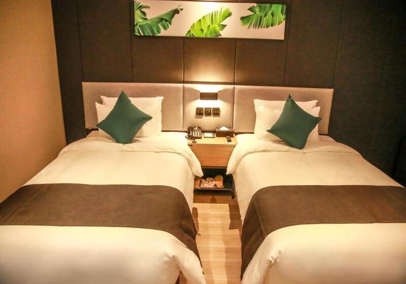 فندق Thank Inn Chain Suqian Hubin New District Santaishan Park