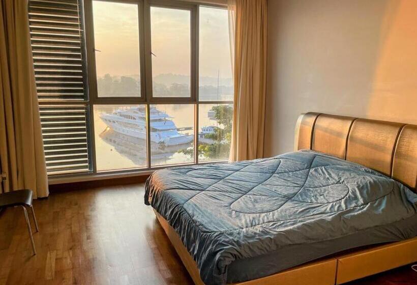 هتل Superb Marina View 3bedroom Unit In Trinidad Suites Ex Somerset Nusajaya Puteri Harbour Malaysia