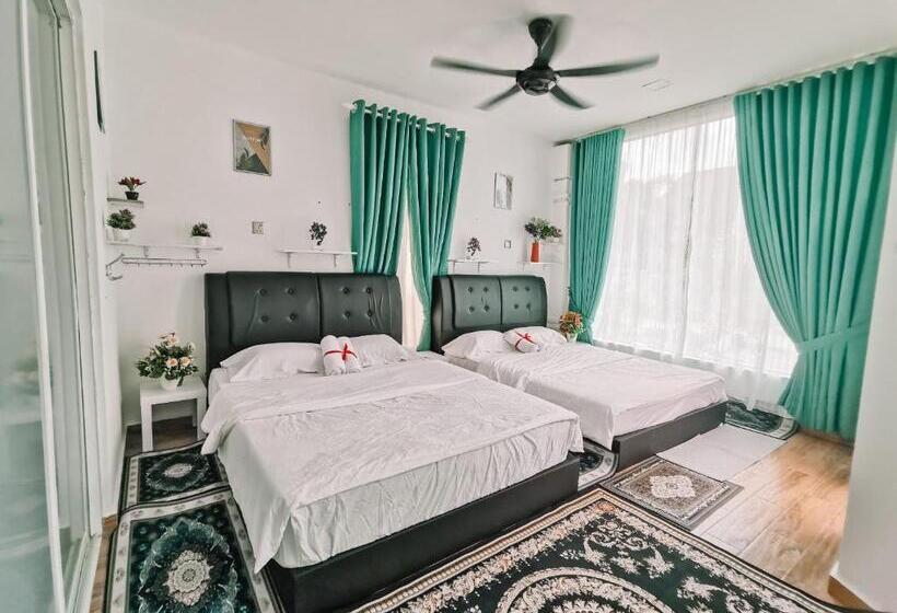 펜션 Inap Idaman 5 With 2 Queen Bed In Kubang Kerian