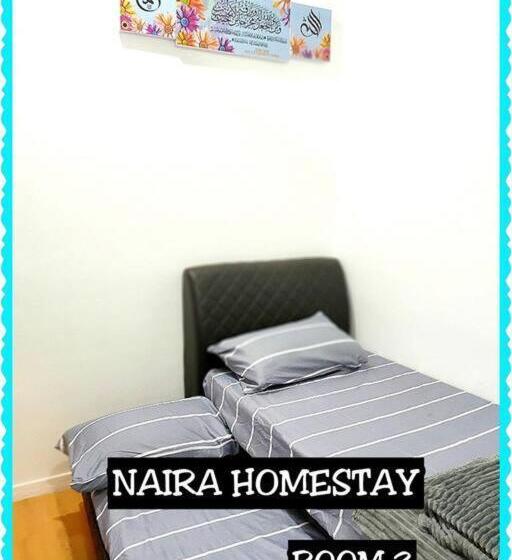 膳宿费 Naira Homestay Kota Bharu ,wakaf Che Yeh 4 Bilik 3 Aircond