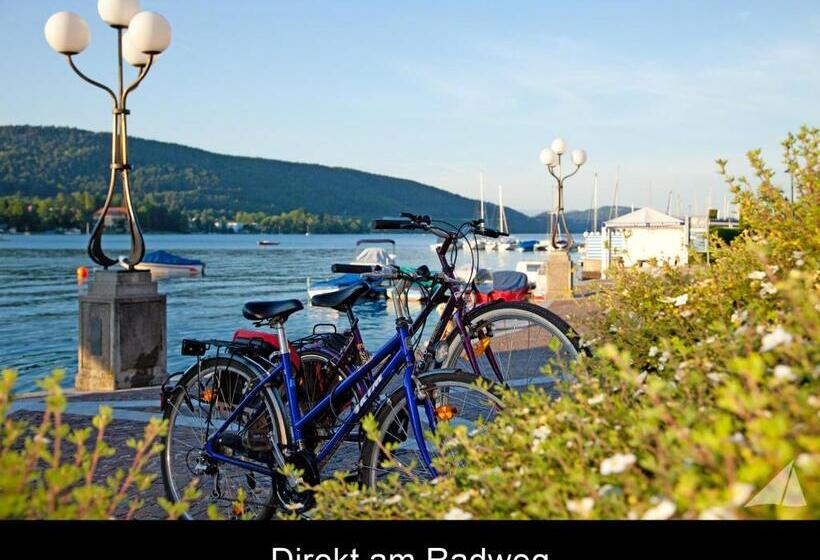هتل Restaurant Veldener Traumschiff Direkt Am See In 2min Im Zentrum