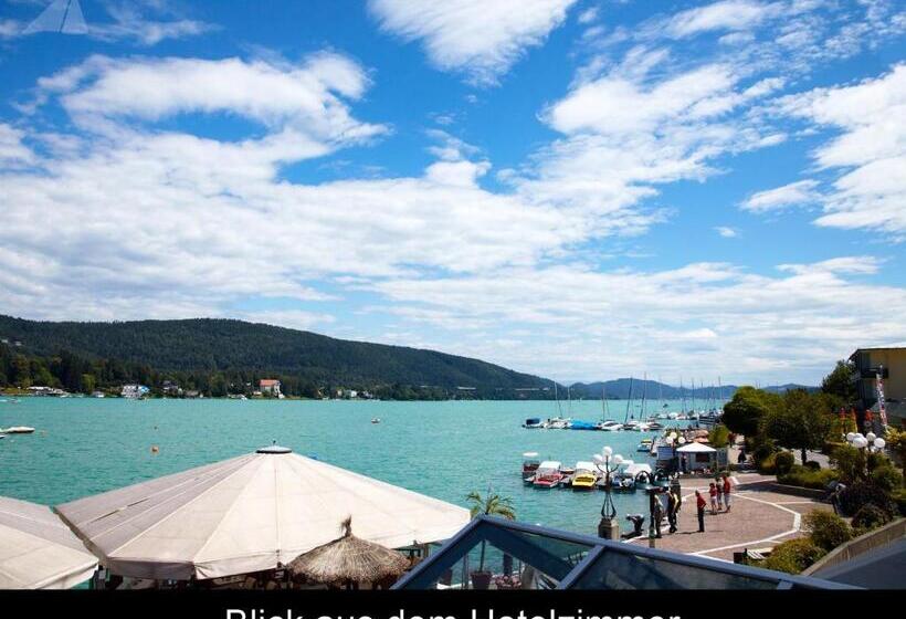 هتل Restaurant Veldener Traumschiff Direkt Am See In 2min Im Zentrum