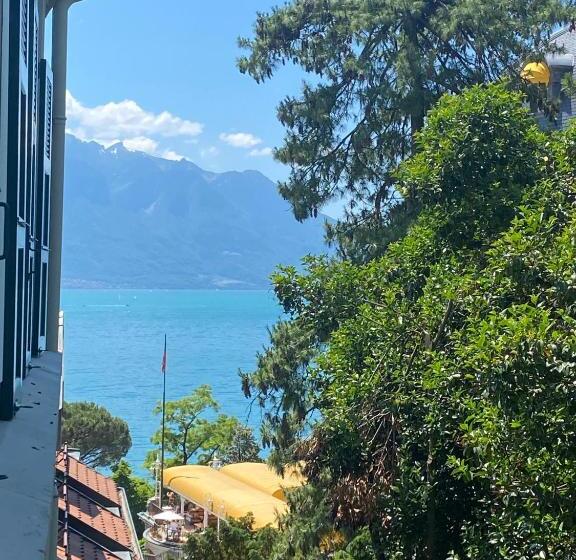 تختخواب و صبحانه Chambre Double Vue Lac Montreux Centre