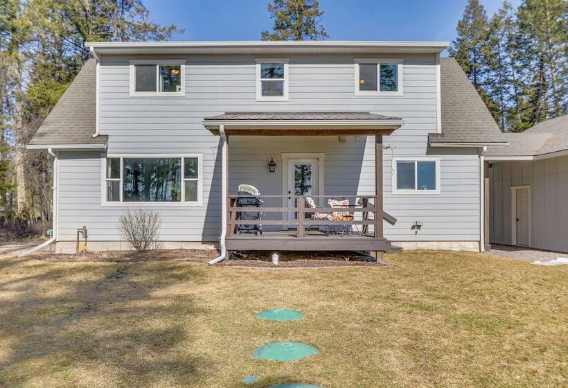 Bigfork Home W/ Fire Pit: Steps To Flathead River!