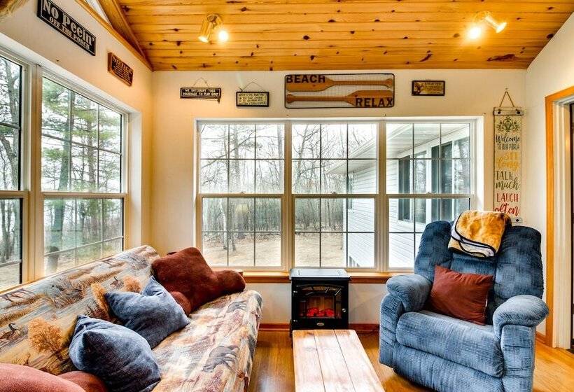 Lakefront Minnesota Home W/ Deck, Dock & Fire Pit