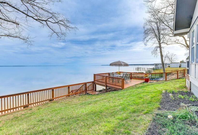 Riverfront Colonial Beach Home W/ Private Beach!