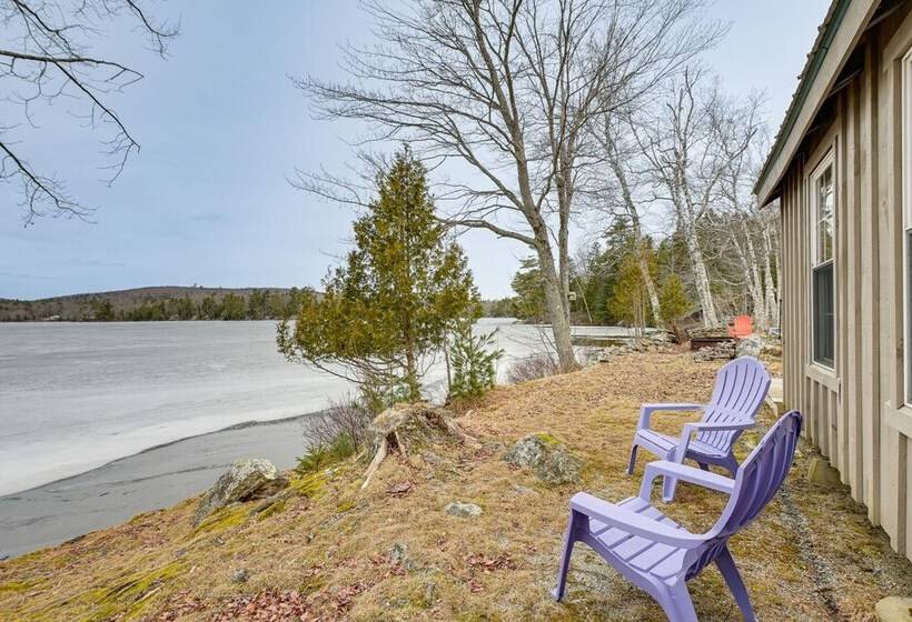 Lakefront Bucksport Home W/ Fire Pit + Gas Grill!