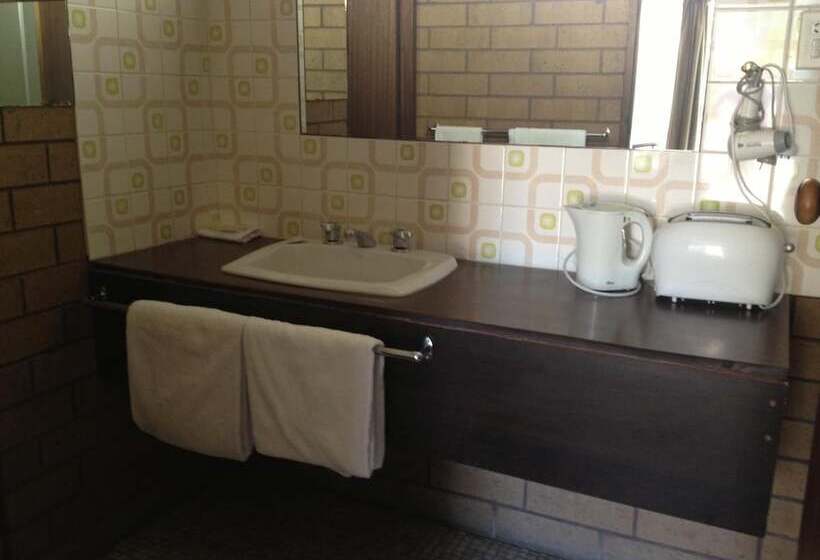 モーテル Rippleside Park Motor Inn