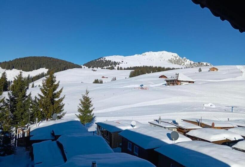 הוסטל Chambre Double Doppelzimmer Camping Jaunpass