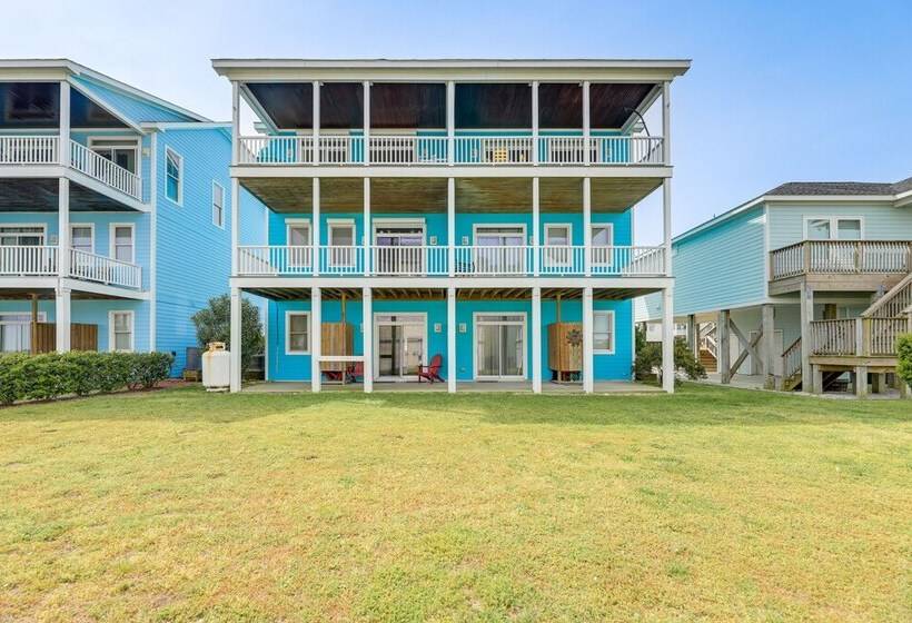 Atlantic Beach Retreat W/ 2 Decks: Steps To Beach!