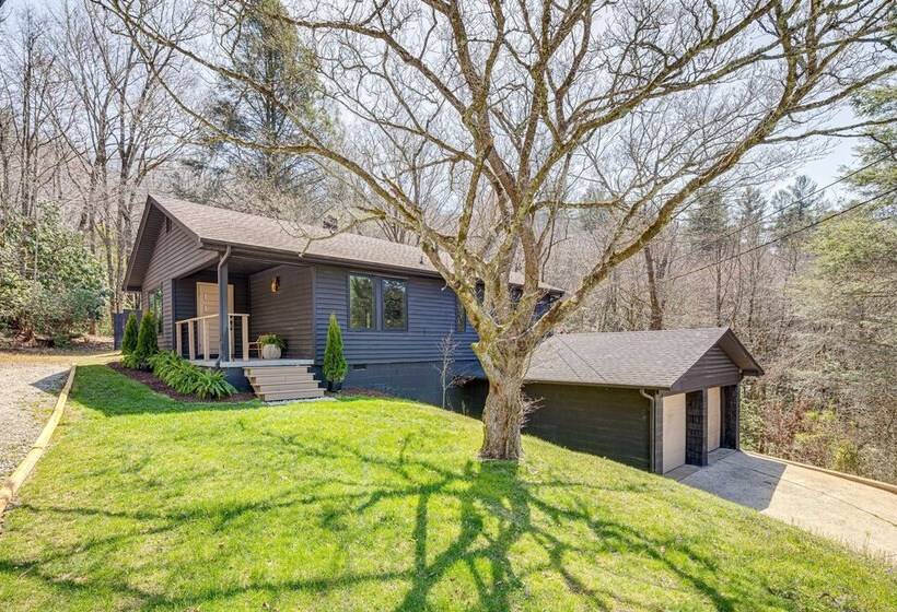 Modern Pisgah Forest Cabin On 60 Wooded Acres!