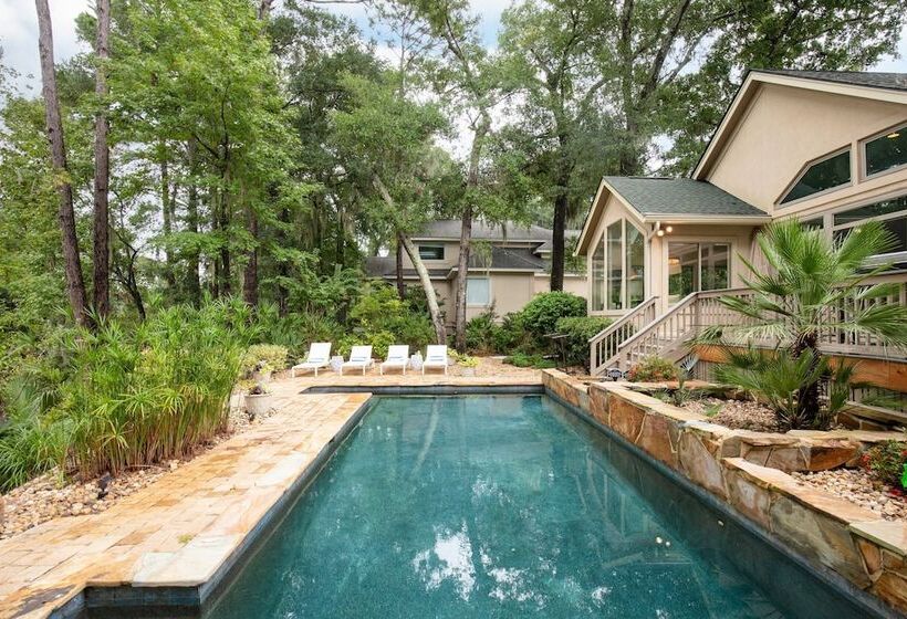 Hilton Lagoon By Avantstay Designer Home W/ Luxe Pool In Hilton Head