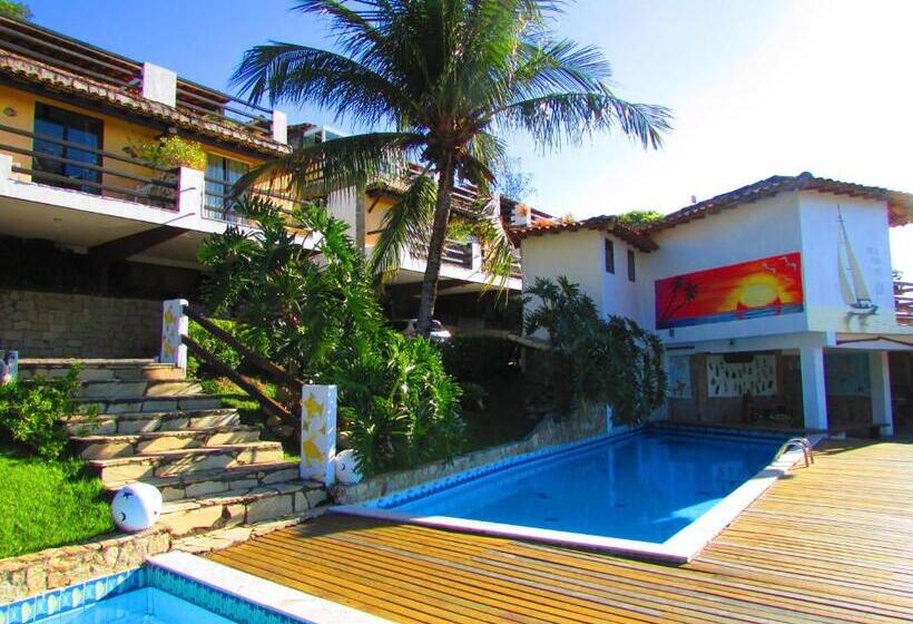 Flat Geribá Com Linda Vista, 500 Metros Da Praia