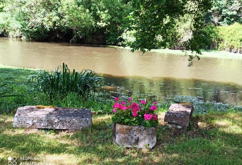 צימר Les Caboderies Chambre Familiale Privée Indépendante 2 Lits