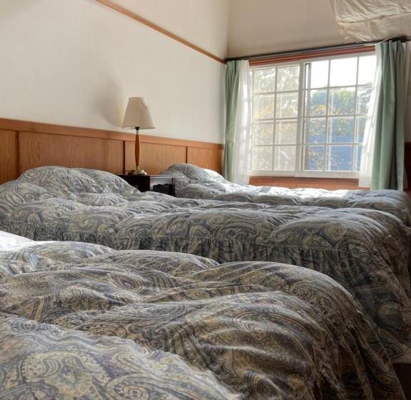 تختخواب و صبحانه Hakuba Pension & Log Hotel Meteor