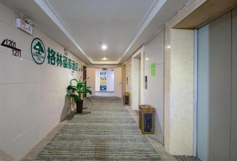 בית מלון כפרי Green Tree Inn Huaibei Railway Station Jinse Yuntian Zhixuan