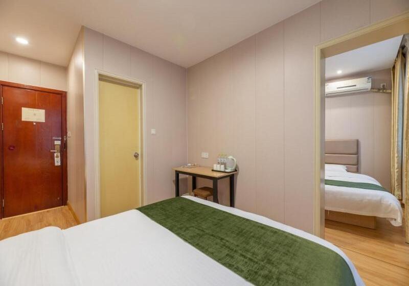 בית מלון כפרי Greentree Inn Shandong Jining Railway Station Express