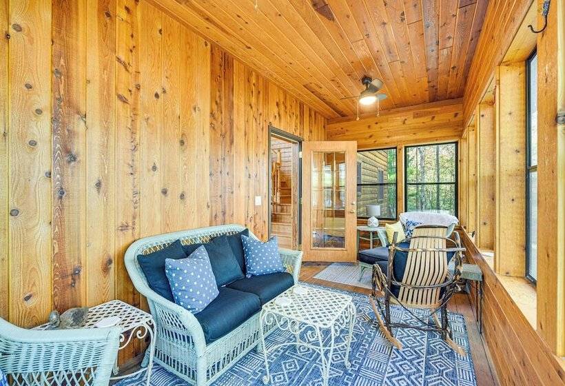 Birch Lake Home On Peninsula: Dock, Deck & Grill!