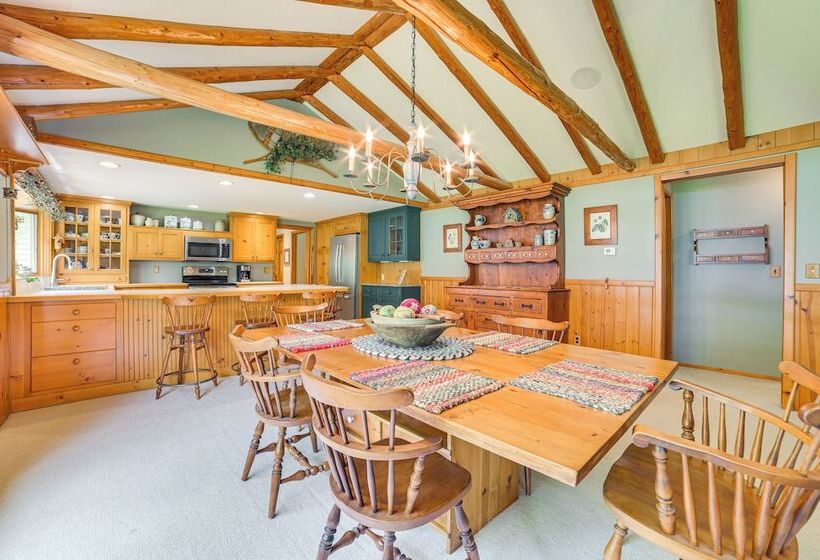 Cheboygan Home W/ Private Boat Dock On Burt Lake!