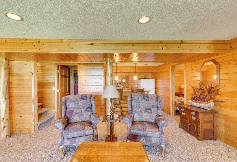 Private Lakefront Emily Home W/ Yard & Fire Pit!