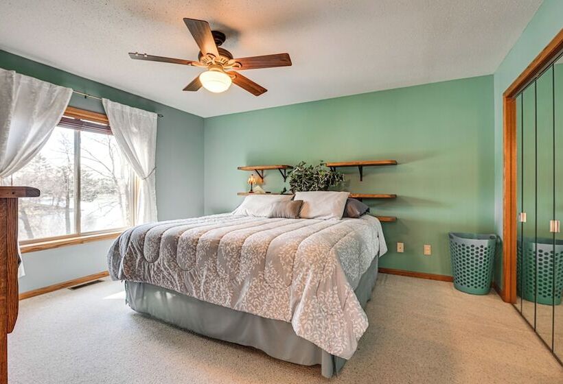 Lake Wissota Home W/ Private Dock + Fire Pit!