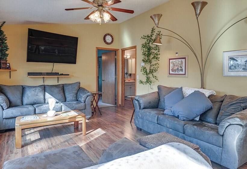 Lake Wissota Home W/ Private Dock + Fire Pit!