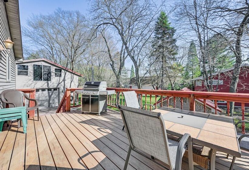 Lake Wissota Home W/ Private Dock + Fire Pit!