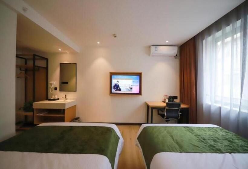 ホテル Green Tree Inn Guangxi Wuzhou 2nd Xinxing Road Liangguang Market