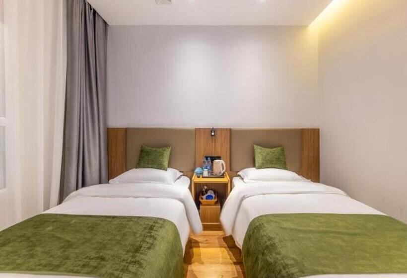בית מלון כפרי Greentree Inn Express Lanzhou West Passenger Station Lanzhou Center