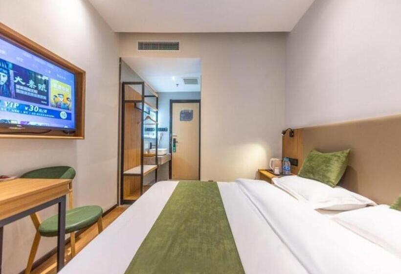 בית מלון כפרי Greentree Inn Express Lanzhou West Passenger Station Lanzhou Center