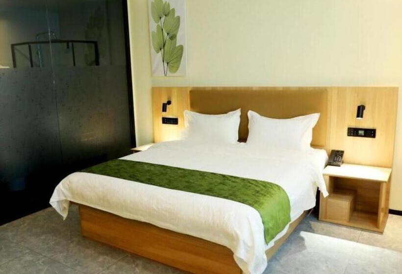 בית מלון כפרי Greentree Inn Tianjin Wuqing Development Zone Wanda Plaza