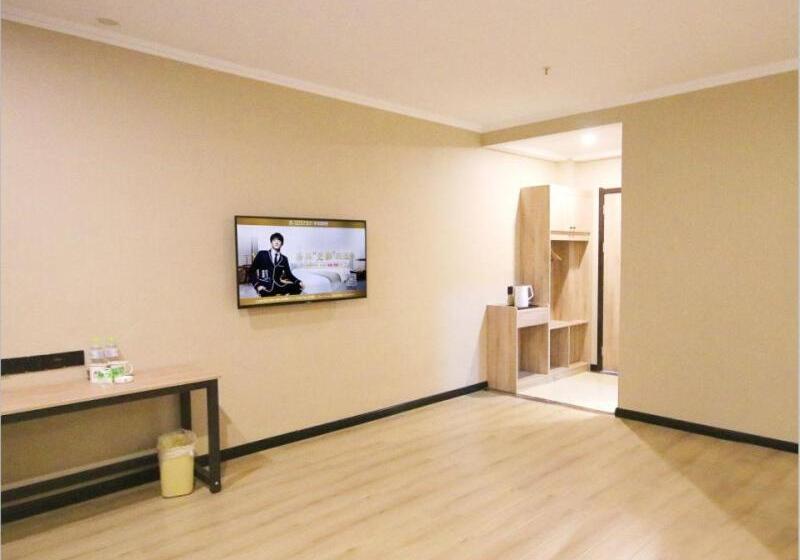 בית מלון כפרי Greentree Inn Shandong Zaozhuang Tengzhou Fuqian Road Longquan Square Business