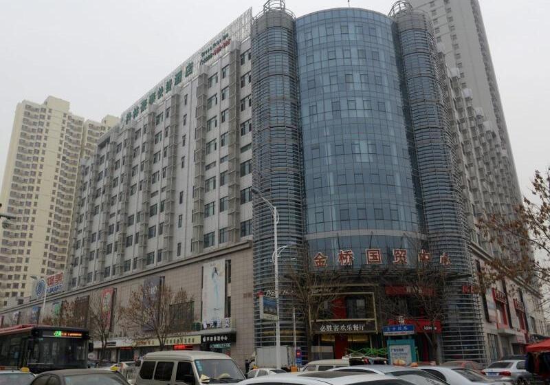 בית מלון כפרי Greentree Inn Tianjin Jinghai Jinqiao International Trade Center