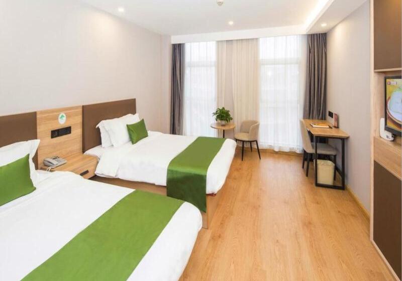 호텔 Greentree Inn Tianjin Xiqing Development Zone Renrenle Square Express