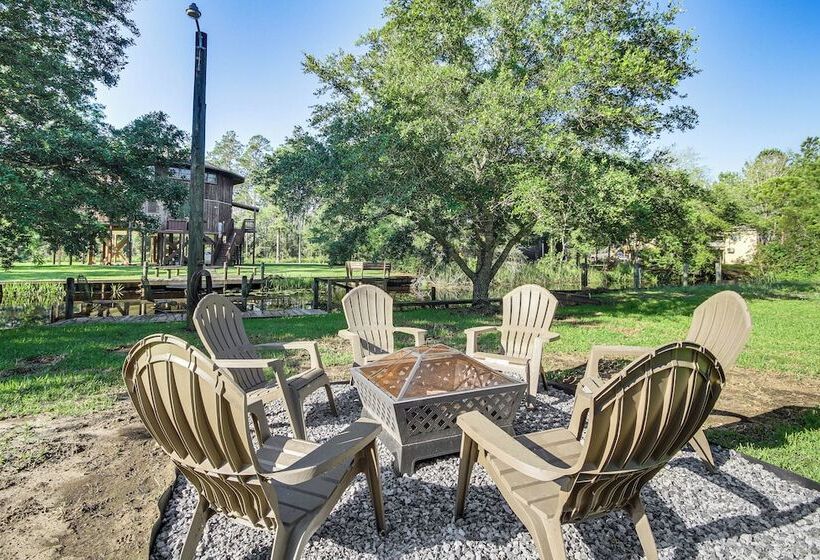 Pet Friendly Bay St Louis Home W/ Dock!