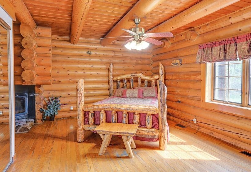 Spacious Sterling Cabin: Game Room, Private Pond!