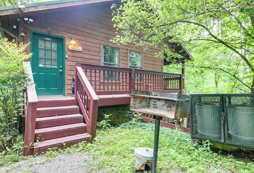 Secluded Cabin W/ Hot Tub   9 Mi To Dollywood!