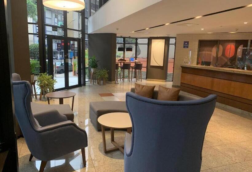 호텔 Flat Cosmopolitan Praia Com Estacionamento Grátis   Gonzaga   Andar Alto