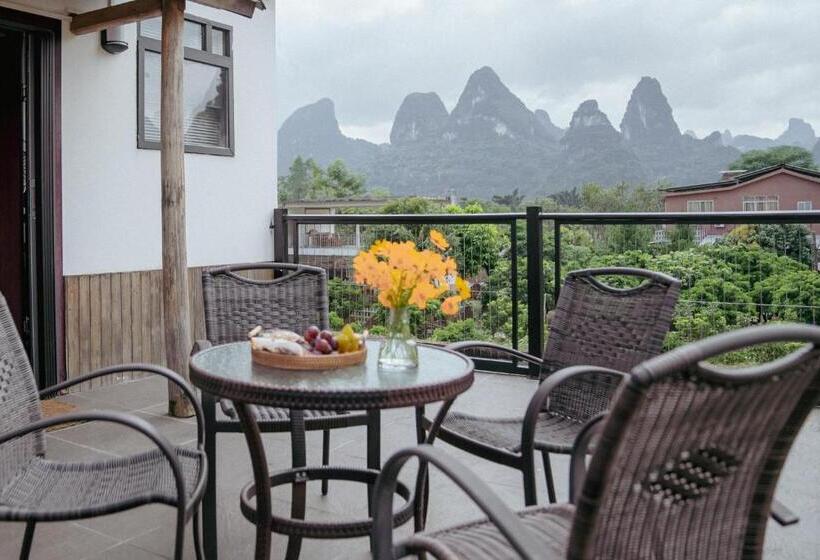 ペンション Yangshuo Shui Mo Ju Guesthouse