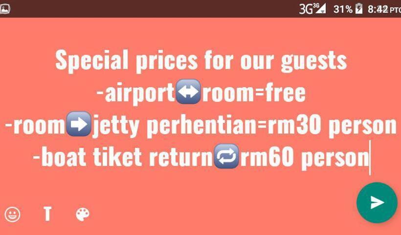 تختخواب و صبحانه Homestay & Roomstay Airport Kelantan