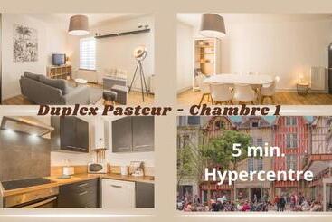تختخواب و صبحانه Duplex Pasteur Chambre 1 Chambre Privée
