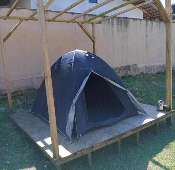 ペンション Lá Casita Casa Familiar Hospedagem E Camping Urbano