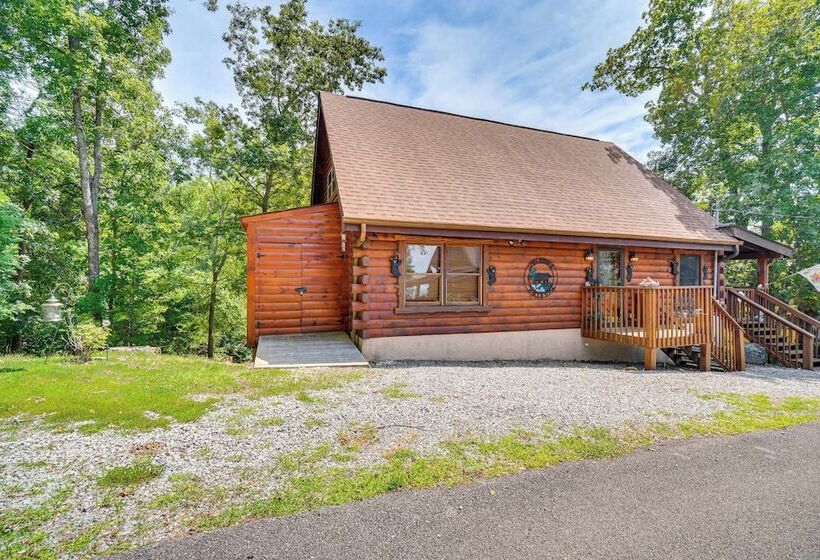 Cozy Cabin W/ Hot Tub < Half Mi To Douglas Lake!